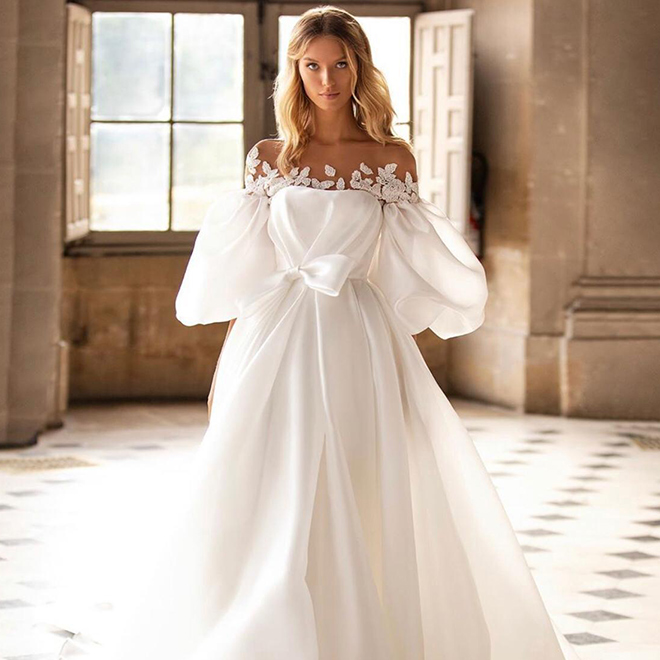 Z kuşağı sade gelinlik tercih ediyor!