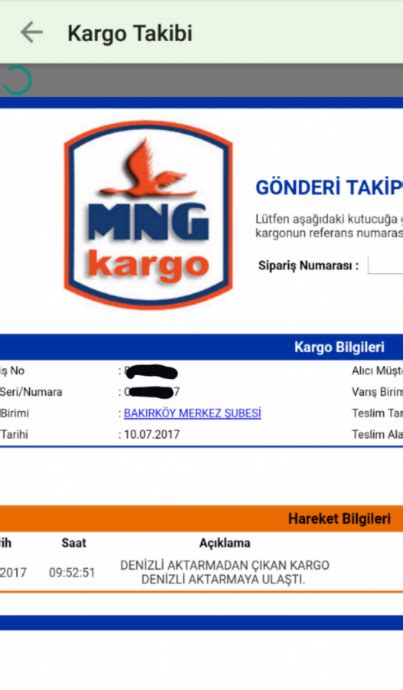 MNG Kargo Numarası Sorgulama ve Takip İşlemleri