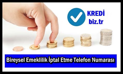 Bireysel Emeklilik İptal Numarası Nasıl Aranır?