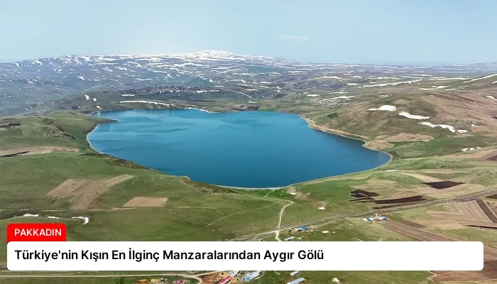 Türkiye’nin Kışın En İlginç Manzaralarından Aygır Gölü