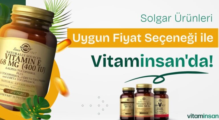 Solgar ile Günlük Enerji İhtiyacını Karşılayın