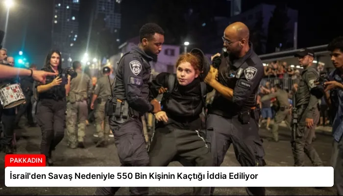 İsrail’den Savaş Nedeniyle 550 Bin Kişinin Kaçtığı İddia Ediliyor