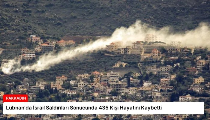 Lübnan’da İsrail Saldırıları Sonucunda 435 Kişi Hayatını Kaybetti