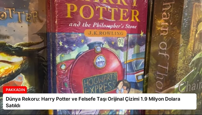 Dünya Rekoru: Harry Potter ve Felsefe Taşı Orijinal Çizimi 1.9 Milyon Dolara Satıldı