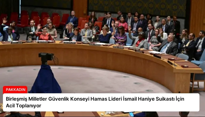 Birleşmiş Milletler Güvenlik Konseyi Hamas Lideri İsmail Haniye Suikastı İçin Acil Toplanıyor