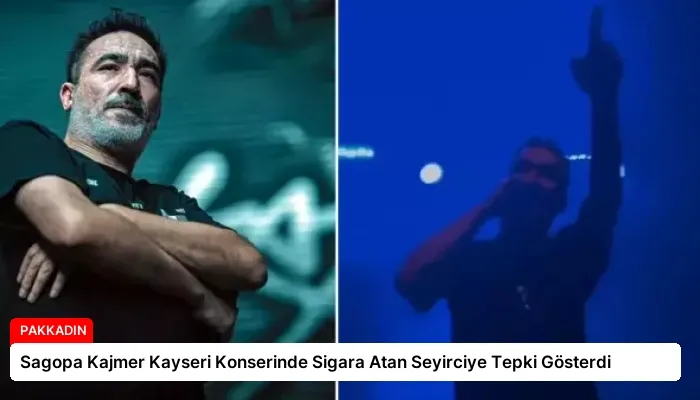 Sagopa Kajmer Kayseri Konserinde Sigara Atan Seyirciye Tepki Gösterdi