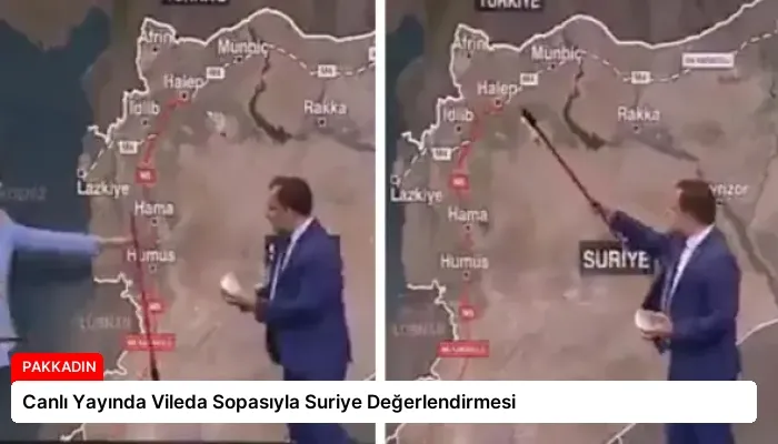 Canlı Yayında Vileda Sopasıyla Suriye Değerlendirmesi