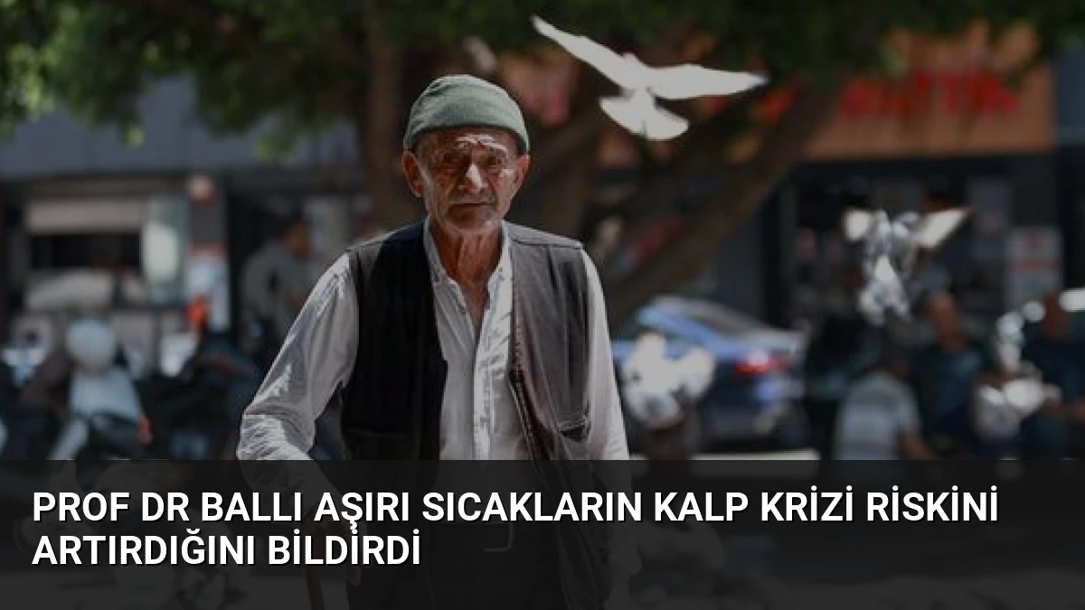 Prof Dr Ballı Aşırı Sıcakların Kalp Krizi Riskini Artırdığını Bildirdi