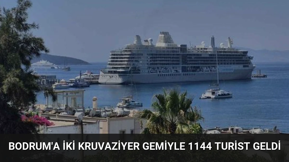 Bodrum’a İki Kruvaziyer Gemiyle 1144 Turist Geldi