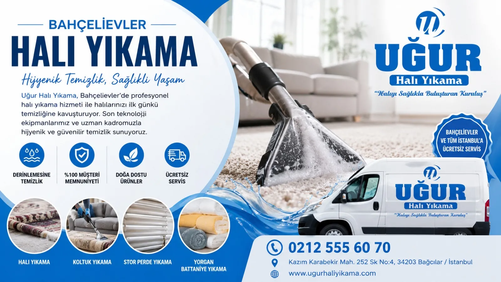 Bahçelievler Halı Yıkama Hizmetinde Güvenilir Çözüm: Uğur Halı Yıkama