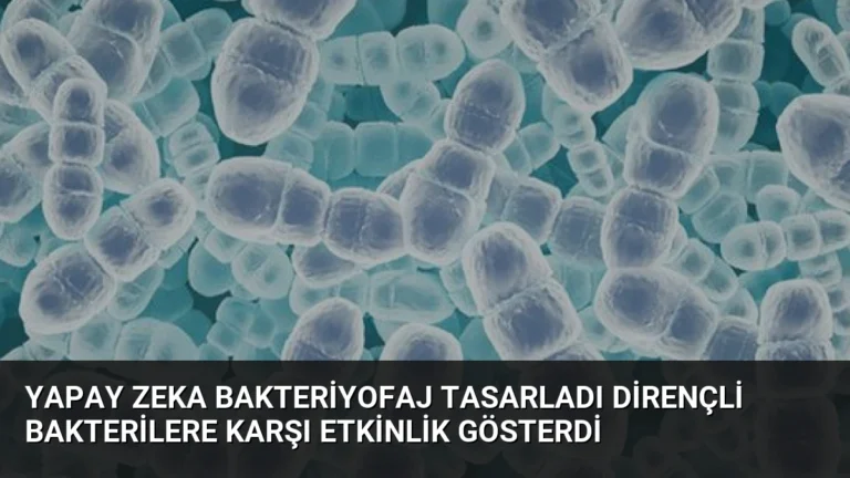 Yapay Zeka Bakteriyofaj Tasarladı Dirençli Bakterilere Karşı Etkinlik Gösterdi