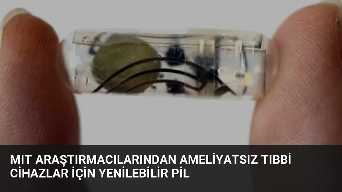 MIT Araştırmacılarından Ameliyatsız Tıbbi Cihazlar İçin Yenilebilir Pil