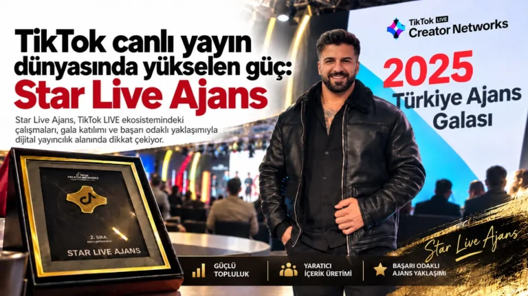 TikTok Canlı Yayıncılığını Kariyer Hedefine Dönüştürmek İsteyenlere Star Live Ajans