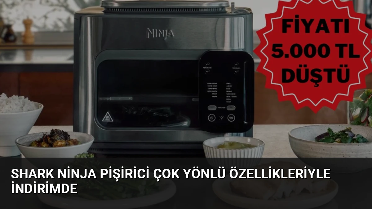 Shark Ninja Pişirici Çok Yönlü Özellikleriyle İndirimde